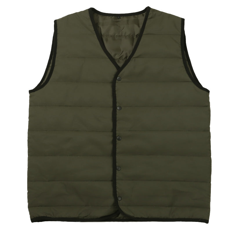 ダウンベスト メンズ 秋 冬 軽量 防寒 あったか M L LL 中綿ベスト 防寒着 暖かい 羽織り はおり 冷えとり 冷え 寒さ対策 ふわふわ 保温性 Vネック 作業着 アウトドア インナー 男性 キャンプ カジュアル