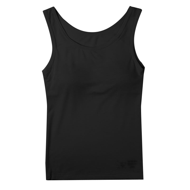 タンクトップ ブラトップ カップ付き ジュニア ガールズ インナー 吸湿発熱 150cm~165cm 女の子 女児 下着 タンク ストレッチ あったか cica加工 半袖 シンプル 暖かい 防寒 秋 冬 寒さ対策 冷え取り