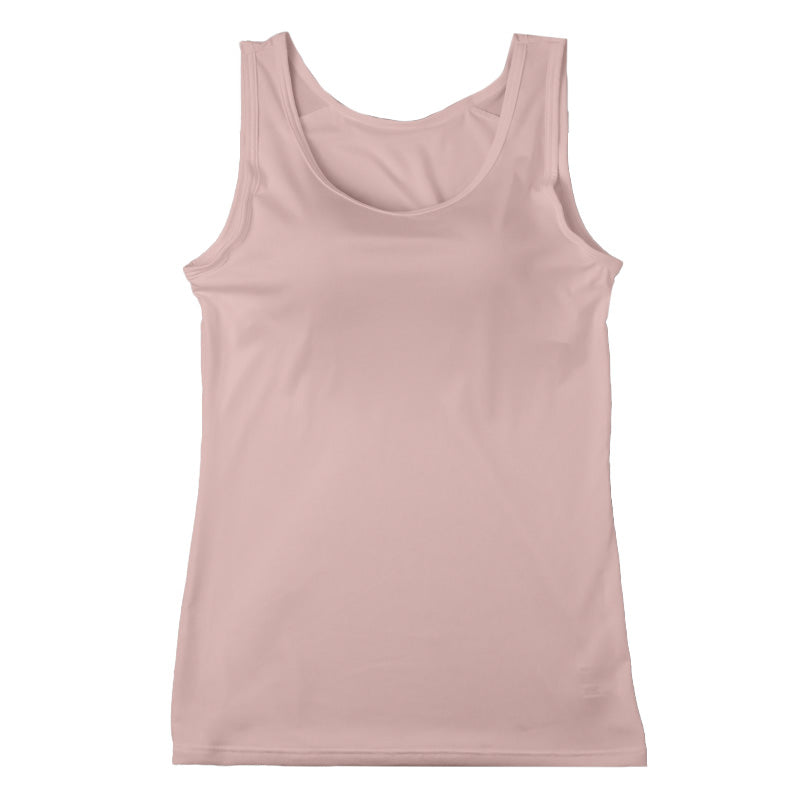 レディース カップ付きインナー タンクトップ ブラトップ DRYインナー M L LL 3L 速乾 UVカット インナーシャツ ノンワイヤー カップ付き タンクトップインナー レディースインナー 伸縮 快適インナー 女性下着 夏インナー さらさら 汗対策