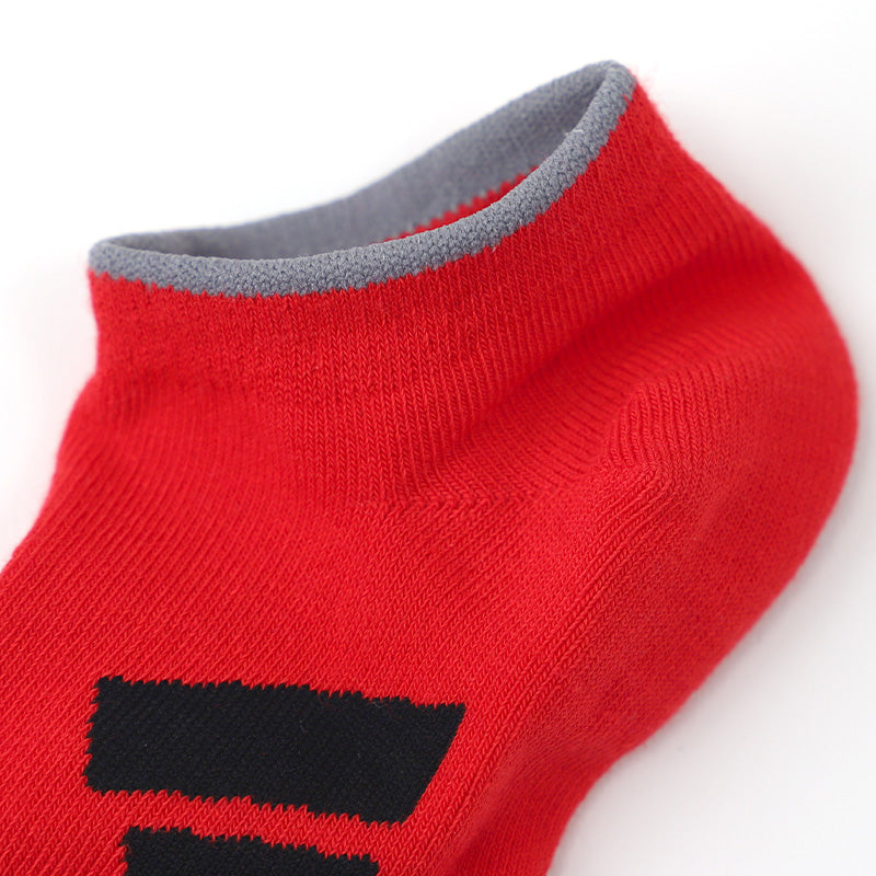 ソックス 靴下 アディダス キッズ スニーカー 男子 男の子 3足組 19-21cm~23-25cm 靴下 子供 くるぶし ソックス ジュニア adidas 福助 3足セット 迷彩 ロゴ
