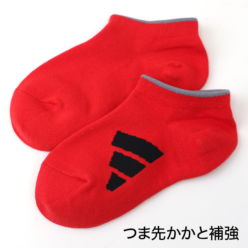 ソックス 靴下 アディダス キッズ スニーカー 男子 男の子 3足組 19-21cm~23-25cm 靴下 子供 くるぶし ソックス ジュニア adidas 福助 3足セット 迷彩 ロゴ