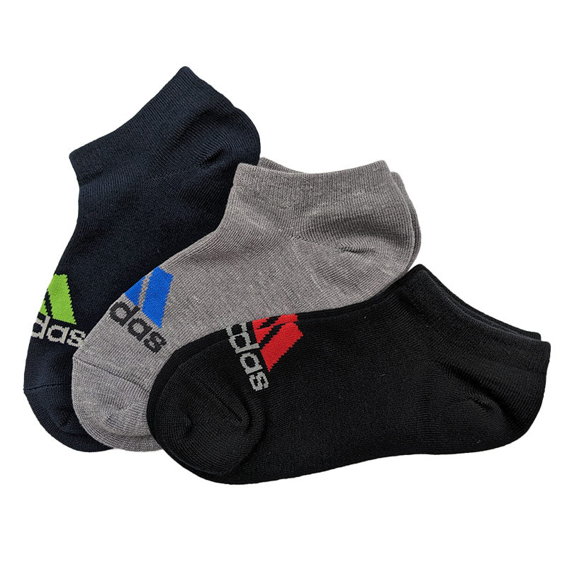 ソックス 靴下 アディダス キッズ スニーカー 男子 男の子 3足組 19-21cm~23-25cm 靴下 子供 くるぶし ソックス ジュニア adidas 福助 3足セット 迷彩 ロゴ