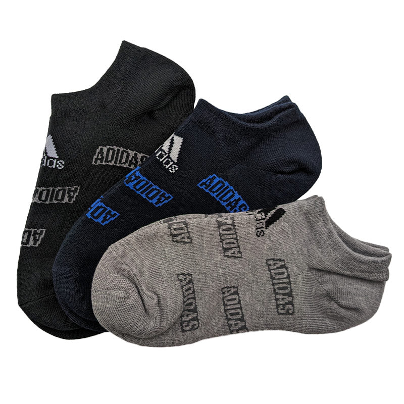 ソックス 靴下 アディダス キッズ スニーカー 男子 男の子 3足組 19-21cm~23-25cm 靴下 子供 くるぶし ソックス ジュニア adidas 福助 3足セット 迷彩 ロゴ