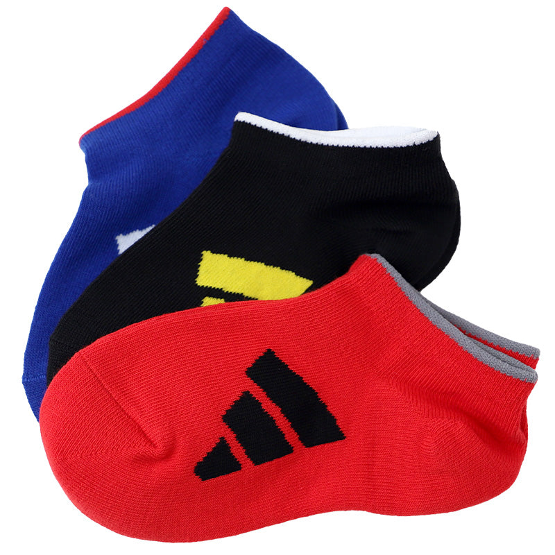 ソックス 靴下 アディダス キッズ スニーカー 男子 男の子 3足組 19-21cm~23-25cm 靴下 子供 くるぶし ソックス ジュニア adidas 福助 3足セット 迷彩 ロゴ