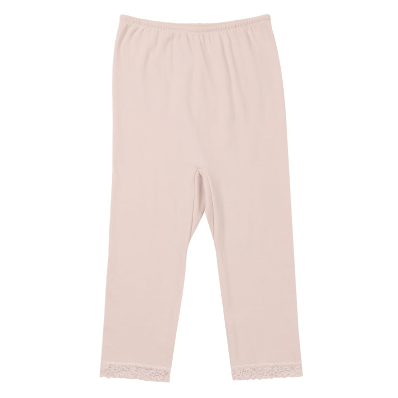 インナーパンツ レディース 7分丈 レギンス ズボン下 綿混 秋 冬 腰当て付き M L LL スラックス下 スパッツ 婦人 下着 インナー 暖かい 冷え取り 冷え性 寒さ対策 防寒 インナーボトム ボトムス 温活 あったか