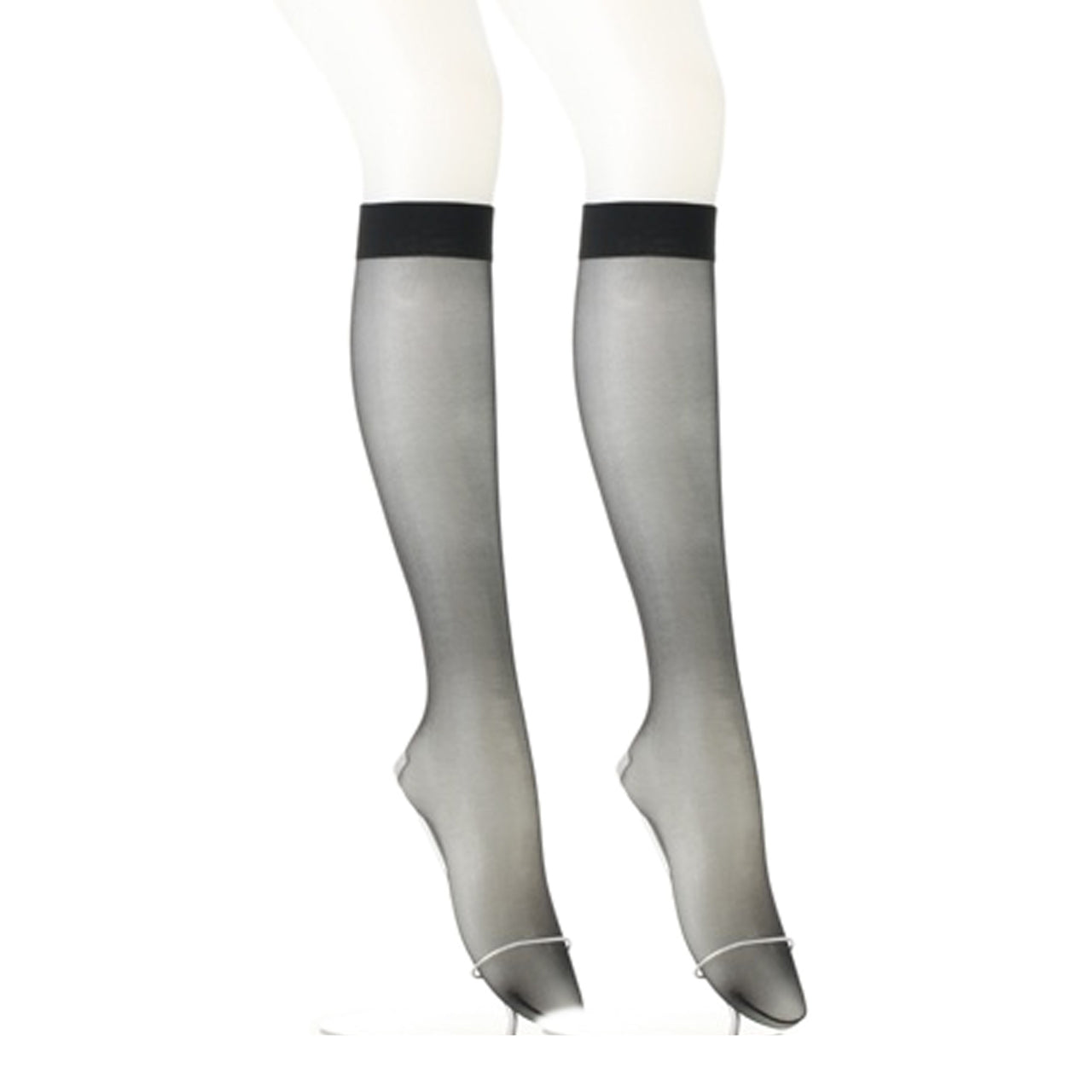 アツギ ATSUGI STOCKING なめらかで美しい 夏用 ひざ下丈ストッキング 3足組 22-25cm (レディース 膝下 個包装 ベージュ 肌色 黒 UVカット 消臭) (在庫限り)