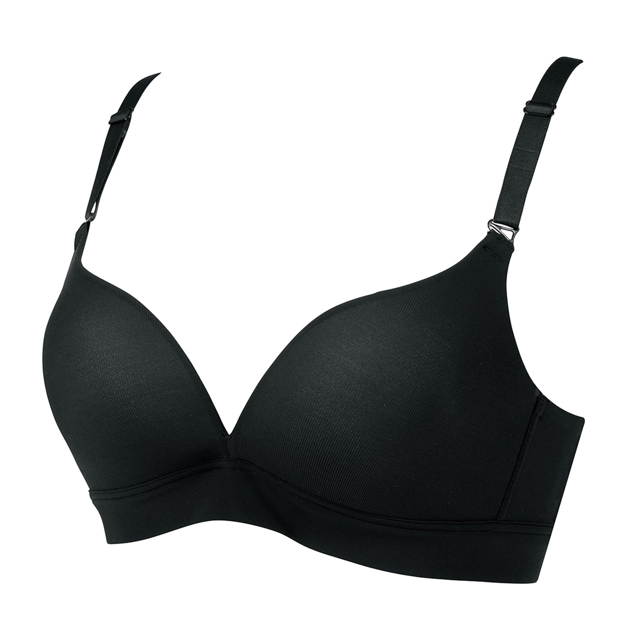 アツギ ノンワイヤーブラ シームレスカップ モールドブラ レディース M~LL (ブラジャー 下着 女性 インナー ひびきにくい ひびかない 無地 ワイヤーなし ワイヤレス) (在庫限り)
