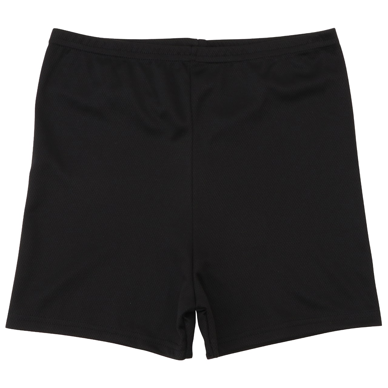 ジュニア オーバーパンツ 1分丈スパッツ 黒 子供用 120cm~160cm (スパッツ 130cm 140cm 150cm 中学生 小学生 キッズ パンツ スカート下 スクールインナー 下着 インナー) (在庫限り)