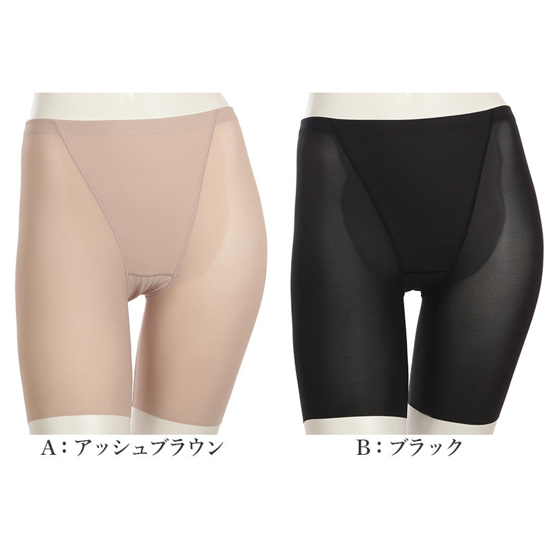 ヌードメイク 補整ボトム 3分丈 M~LL (アツギ 補正ボトム 補正インナー 補整インナー 補整下着 ATSUGI 補正下着 引き締め NUDE Make) (在庫限り)