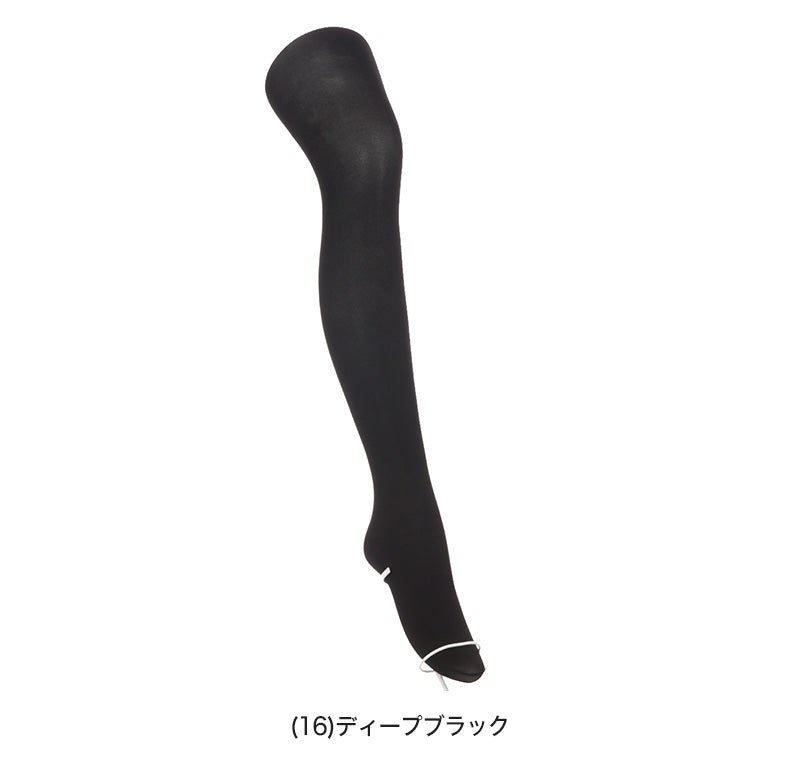 アスティーグ 黒 タイツ 80デニール レディース S-M~L-LL アツギ ASTIGU パンティストッキング 婦人 ブラック