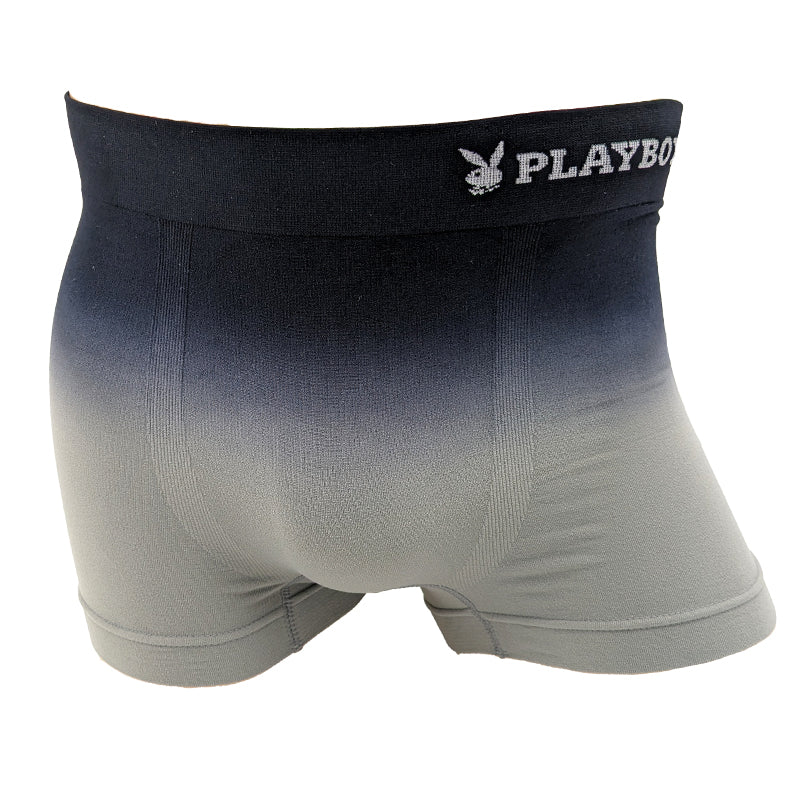 PLAYBOY ボクサーブリーフ メンズ ボクサーパンツ 紳士 ボクサー プレイボーイ M~LL (ストレッチ シームレス サイド縫い目なし 前閉じ playboy PLAY BOY) (在庫限り)