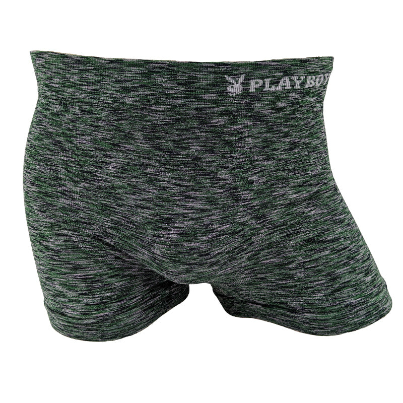 PLAYBOY ボクサーブリーフ メンズ ボクサーパンツ 紳士 ボクサー プレイボーイ M~LL (ストレッチ シームレス サイド縫い目なし 前閉じ playboy PLAY BOY) (在庫限り)