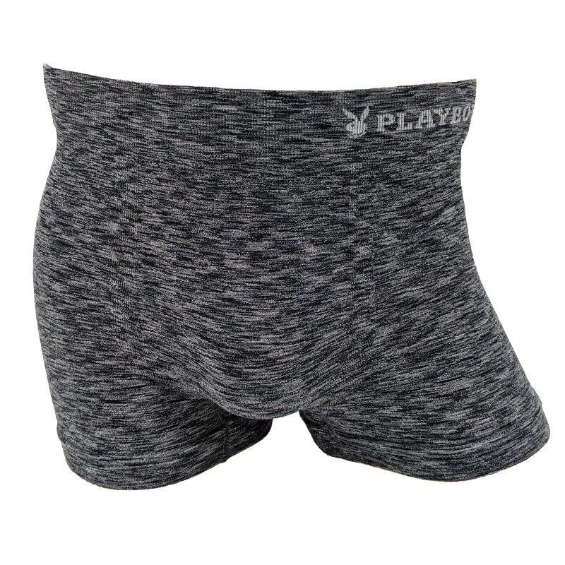 PLAYBOY ボクサーブリーフ メンズ ボクサーパンツ 紳士 ボクサー プレイボーイ M~LL (ストレッチ シームレス サイド縫い目なし 前閉じ playboy PLAY BOY) (在庫限り)