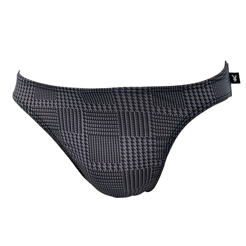 メンズ ビキニ ショーツ ビキニパンツ ビキニブリーフ PLAYBOY 紳士 プレイボーイ M・L (ストレッチ ミニビキニ 前閉じ PLAY BOY playboy)