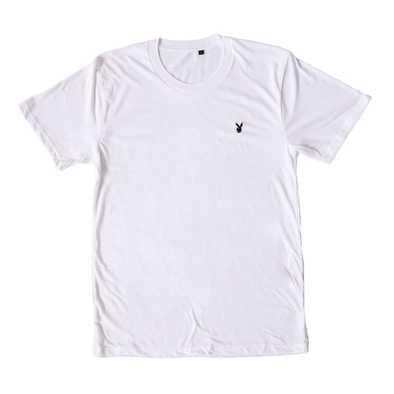 インナー メンズ tシャツ 半袖 クルーネック 綿混 プレイボーイ M~LL 紳士 トップス インナーシャツ ワンポイント 紳士肌着 男 下着 ブランド PLAYBOY アンダーウェア