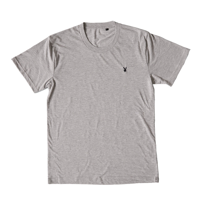 インナー メンズ tシャツ 半袖 クルーネック 綿混 プレイボーイ M~LL 紳士 トップス インナーシャツ ワンポイント 紳士肌着 男 下着 ブランド PLAYBOY アンダーウェア