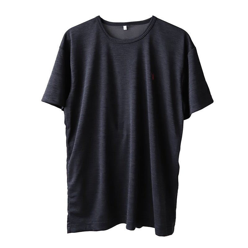 メンズ 半袖 メッシュ tシャツ インナー ブランド プレイボーイ M~LL 下着 夏 春 薄手 肌着 インナーシャツ クルーネック 丸首 ワンポイント 紳士 トップス 紳士肌着 男 アンダーウェア