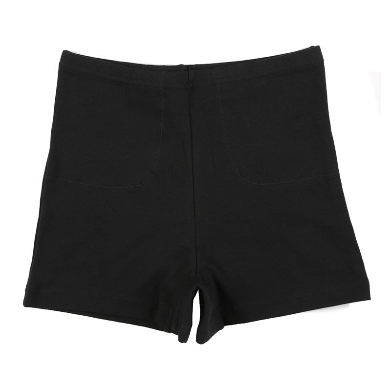 アツギ サニタリー スパッツ 1分丈スパッツ 一分丈 ジュニア 女子 カバパン S~L 生理用 黒パンツ スクール 女の子 キッズ オーバーパンツ アンダーパンツ カバーパンツ 黒 スカート下 子供 スクールタイム 重ね履き