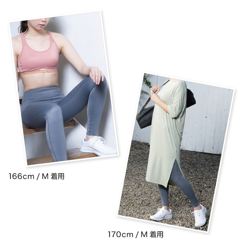 ヨガパンツ レギンス レディース 10分丈 ヨガウェア ヨガ スポーツ フィットネス ボトム M~LL アツギ スパッツ ジム 運動 スポーツタイツ ヨガウエア 1枚履き 吸汗速乾 足首丈 (在庫限り)