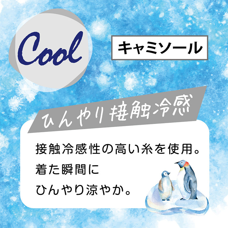 キャミソール レディース インナー 冷感 肌着 夏 接触冷感 アツギ LL 下着 婦人 女性 ベージュ 白 キャミ 夏用 薄手 大きいサイズ (在庫限り)