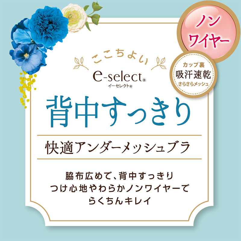 ノンワイヤーブラ ブラジャー シームレス ブラ フロントホック レディース アツギ A75~C85 (下着 夏 インナー モールドカップ シンプル 無地 e-select)