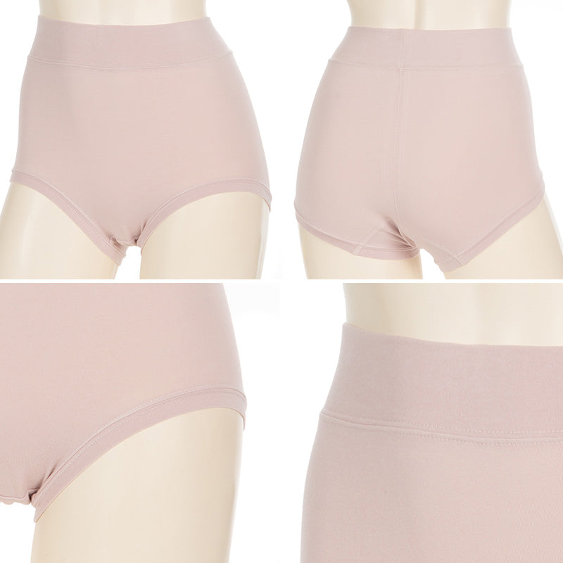 アツギ ショーツ 綿 レディース 締め付けない 深履き 2枚組 M~LL (BEAUTYLINE パンツ 深履き ゆったり シンプル)