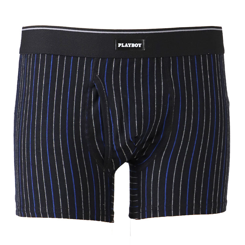 PLAYBOY ボクサーパンツ メンズ 前開き ボクサーブリーフ ブランド 綿 インナー コットン M~LL 下着 男性 パンツ ボクサー シンプル おしゃれ プレイボーイ playboy PLAY BOY