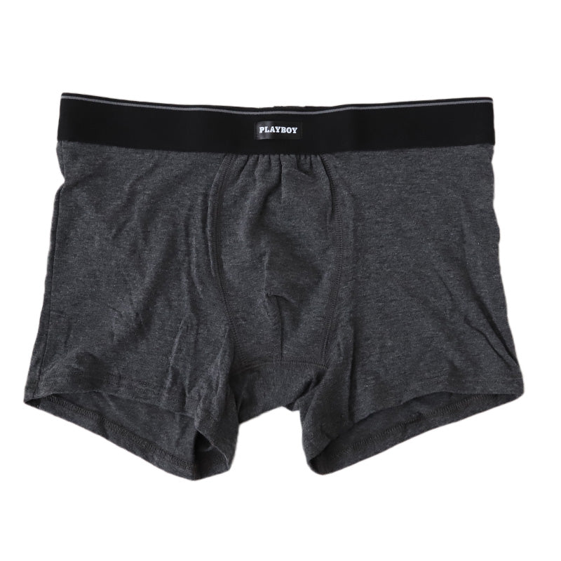 尿漏れパンツ 男性用 15cc対応 ちょい漏れ ボクサーブリーフ 軽失禁 ブランド PLAYBOY ボクサーパンツ メンズ M~LL 綿 尿漏れ 失禁パンツ 前閉じ 下着 パンツ ボクサー シンプル おしゃれ プレイボーイ