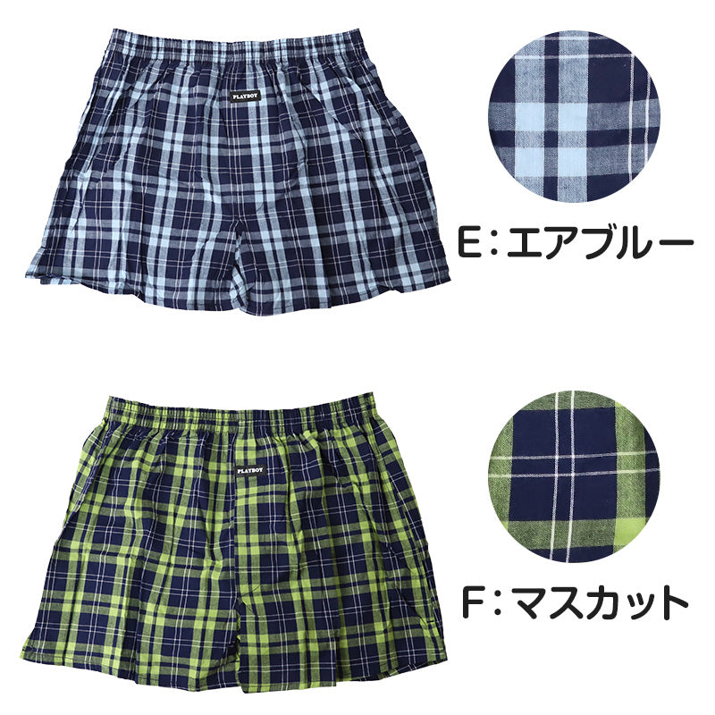 尿漏れパンツ メンズ トランクス 尿漏れ 失禁パンツ 男性用 15cc対応 ちょい漏れ 軽失禁 M~LL 綿 ブランド PLAYBOY 前閉じ 下着 パンツ シンプル おしゃれ プレイボーイ (在庫限り)