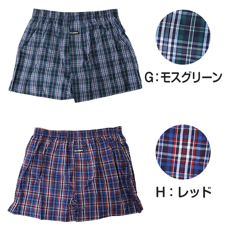 尿漏れパンツ メンズ トランクス 尿漏れ 失禁パンツ 男性用 15cc対応 ちょい漏れ 軽失禁 M~LL 綿 ブランド PLAYBOY 前閉じ 下着 パンツ シンプル おしゃれ プレイボーイ (在庫限り)