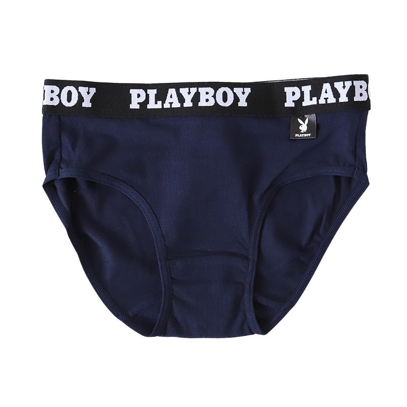 ショーツ レディース 婦人 シンプル ブランド PLAYBOY M L LL 下着 肌着 インナー PLAY BOY かっこいい 綿混 (在庫限り)