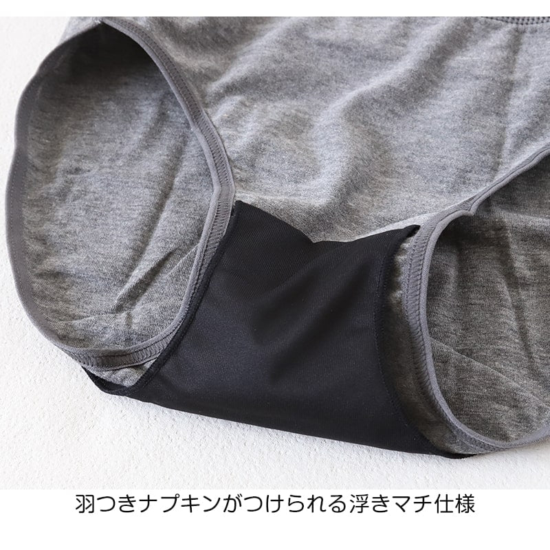 サニタリーショーツ 生理用ショーツ 軽い日 ショーツ レディース 羽根つき M L LL 生理用 サニタリー 羽つき ウイング 下着 インナー ブランド PLAYBOY かっこいい (在庫限り)