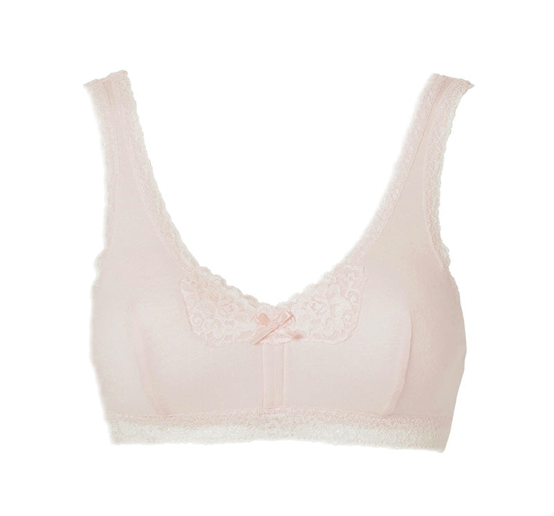 ノンワイヤーブラ ブラジャー ハーフトップ ブラ 綿 コットン レディース アツギ M L LL 3L 下着 インナー シンプル 無地 ATSUGIの肌着 アツギの肌着