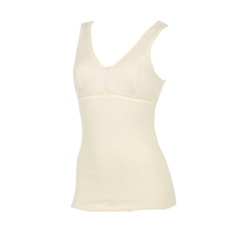 アツギ 綿100% ブラトップ タンクトップ カップ付き インナー レディース M L LL 3L 下着 女性 カップ付きインナー ブラキャミソール 肌着 締め付けない 肌に優しい 日本製