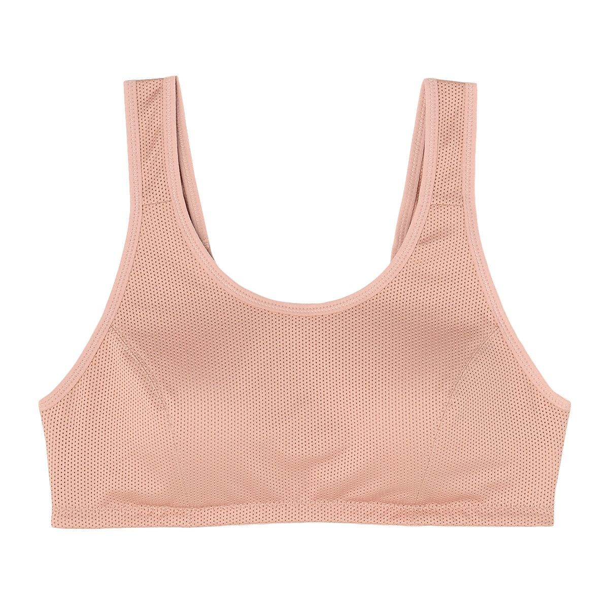 スポーツブラ 子供 ジュニアブラ スポブラ ハーフトップ カップ付き 透けにくい S M L スポーツブラジャー ジュニア インナー 下着 女子 女の子 ハイジュニ スクールインナー