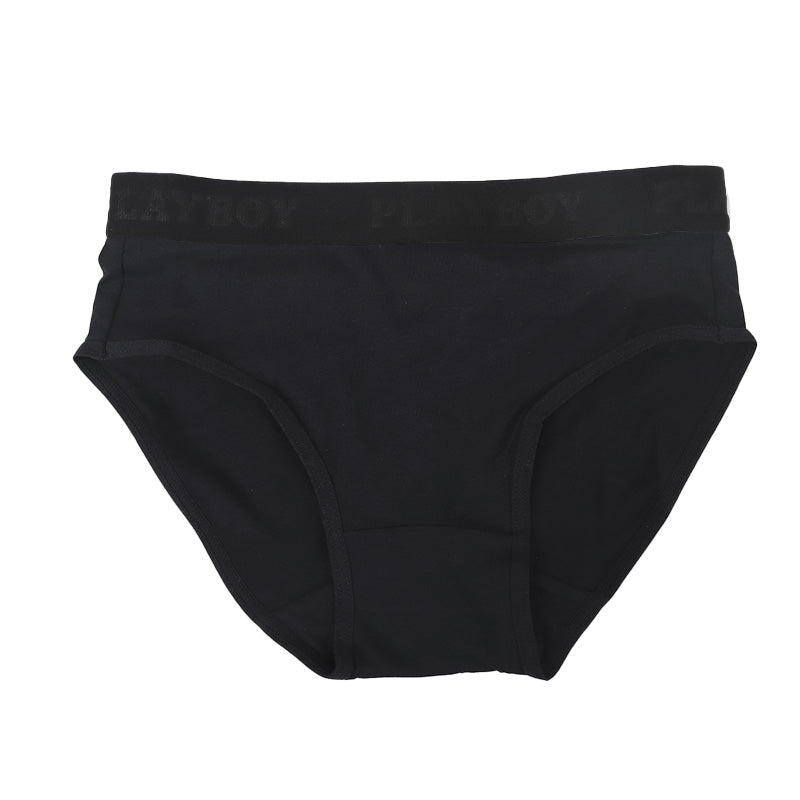 ショーツ レディース 浅め シンプル ブランド PLAYBOY M L LL ローライズ 女性 パンツ 下着 肌着 インナー かっこいい おしゃれ 綿混 プレイボーイ