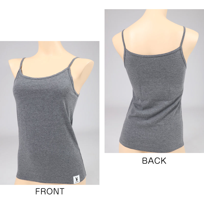 レディース キャミソール インナー ノースリーブ 肌着 キャミ 速乾 M L LL スリーブレス 婦人 黒 紺 グレー 下着