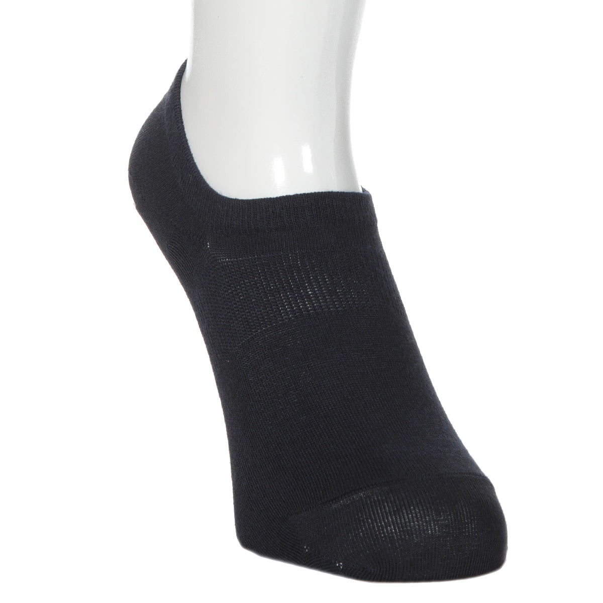 メンズ フットカバー 深ばき 滑り止め 脱げにくい アツギ カバーソックス ずれにくい 25-27cm メンズソックス 滑り止め付き 綿混 黒 ATSUGI 無地 atsugi 深い 靴下 深め レッグウェア