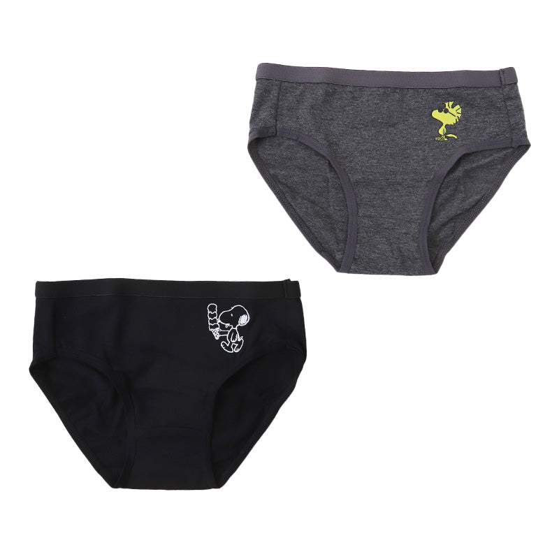 ショーツ 女の子 キッズ スヌーピー 女児 パンツ 綿 2枚組 130cm 140cm 150cm 160cm ジュニア ピーナッツ 子供 下着 肌着 インナー 子ども コットン セット 2p