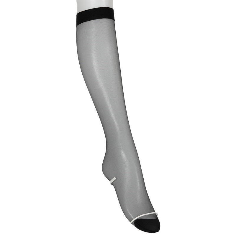 ストッキング ひざ下丈 レディース しめつけない ハイソックス 2足組 Atsugi アツギ 22-25cm ソフト なめらか やわらか フィット 軽い履き心地 サラサラ オフィス 通勤 お出かけ 美脚 シンプル まとめ買い 洗い替え