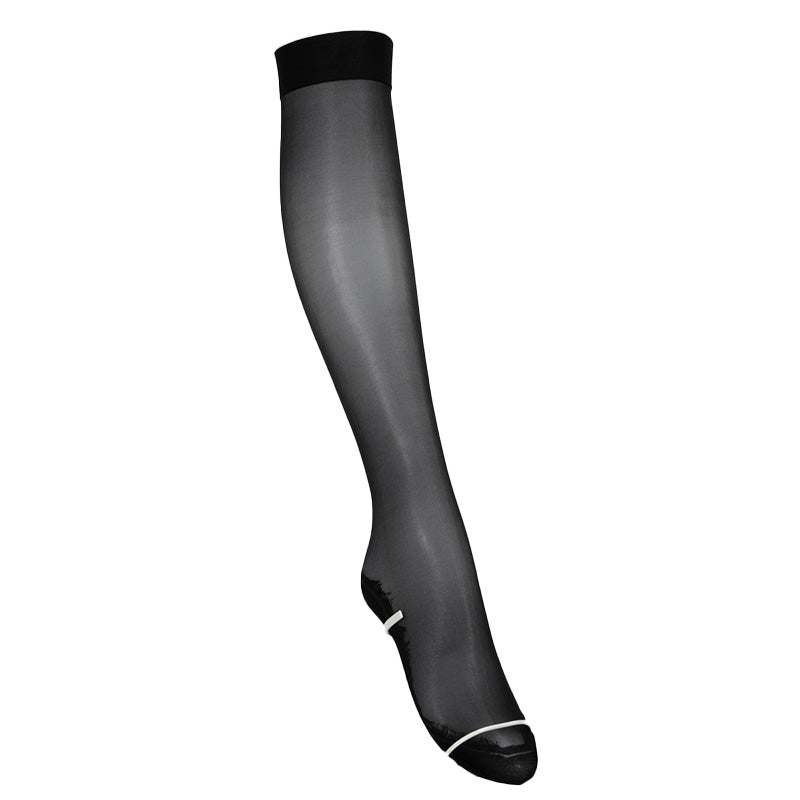 アツギ 靴下 レディース ソックス 足底綿入り ストッキング ひざ下 クチゴムゆったり 22-25cm ソックスストッキング 締め付けない ベージュ 黒 無地 つま先補強
