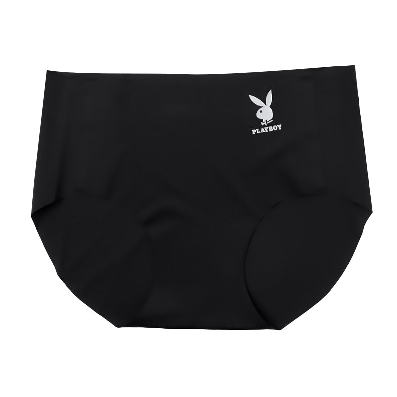 ショーツ レディース シームレスショーツ 響かない パンツ 下着 女性用 PLAYBOY プレイボーイ M L LL 無縫製 接着ショーツ タグレス ひびきにくい パンティ ストレッチ 伸びる なめらか フィット インナー シンプル 無地 薄手 快適 食い込まない ア