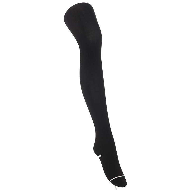 フェイクタイツ 着圧 80デニール 80D 裏ベージュ 黒ストッキング風 あったかタイツ レディース M-L L-LL 足首9hPa 光発熱 静電気防止 ヌードトウ 黒原着ナイロン プレーティング編み 透け感 防寒 秋冬 婦人 女性 学生 通学 通勤 制服 スカート