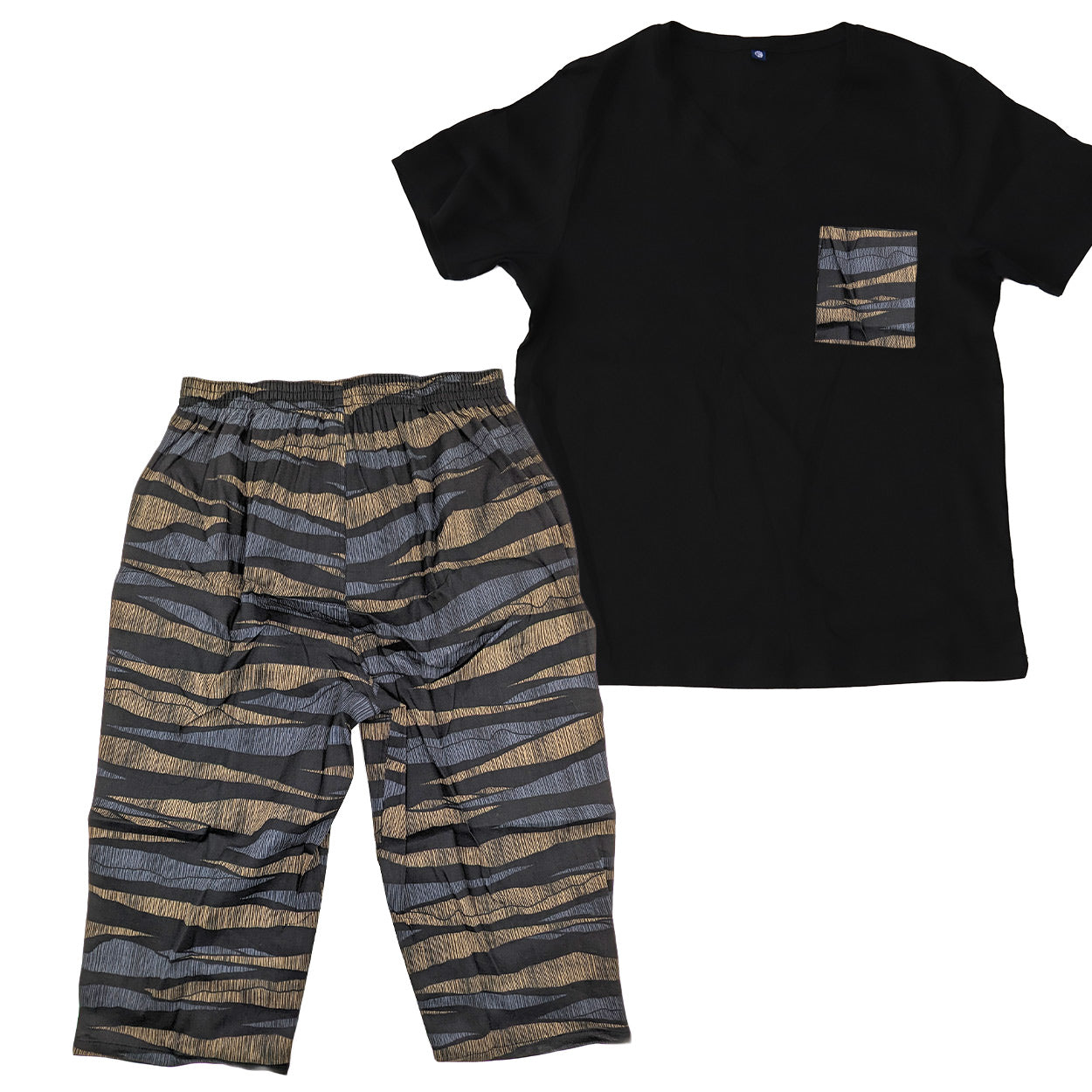 綿100% ステテコ メンズ 上下セット 夏 パジャマ 部屋着 半袖 vネック M~LL Tシャツ 夏用 ルームウエア ルームウェア 上下 父の日 プレゼント ギフト 60代 50代 70代 実用的 服
