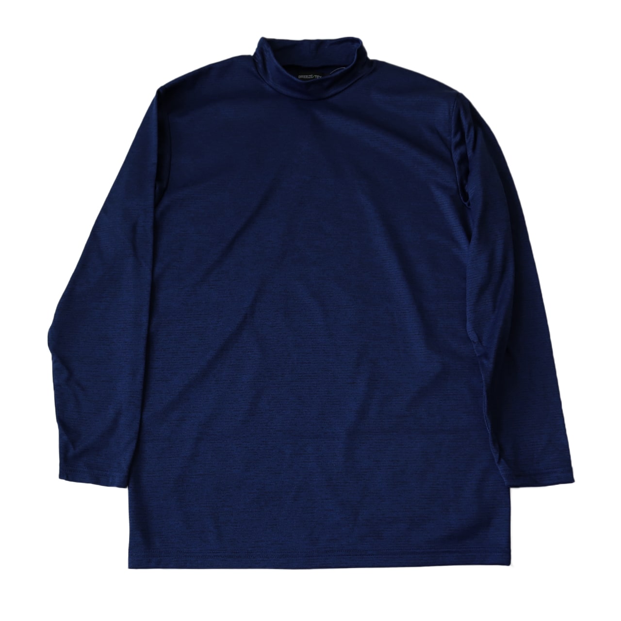 長袖 ハイネック メンズ シャツ インナー 裏起毛 M~LL (あったか 重ね着 防寒 防風 蒸れにくい バイク ウィンタースポーツ) (在庫限り)