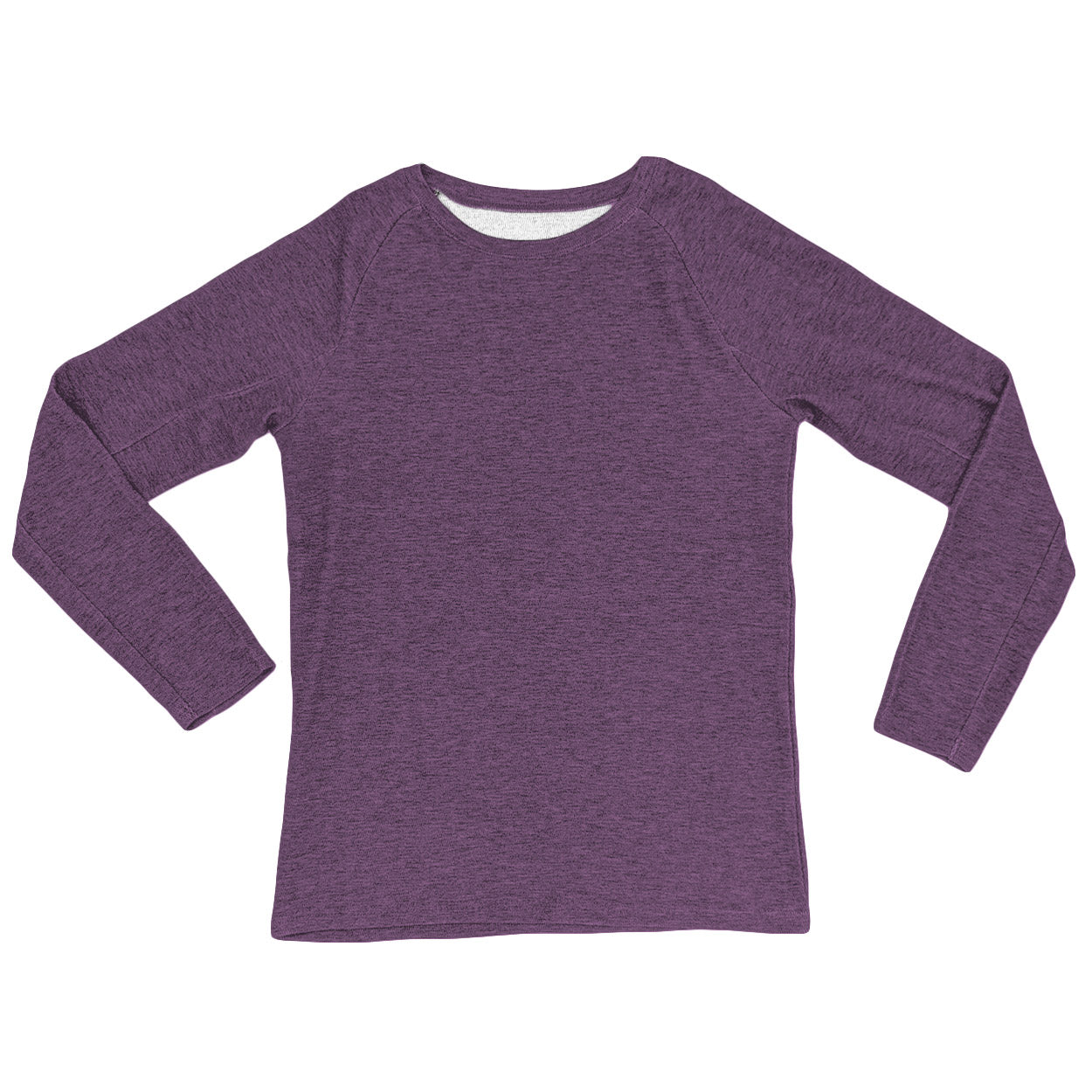 裏起毛 トップス インナー 長袖 ヒートインナー ラウンドネック 冬用 保温 防寒 無地 ロンt カットソー シンプル 紫 黒 ネイビー 重ね着 ストレッチ アウトドア キャンプ 登山 ランニング ウォーキング ビジネス 外仕事 ゴルフ バイク M L LL M~LL (在庫限り)