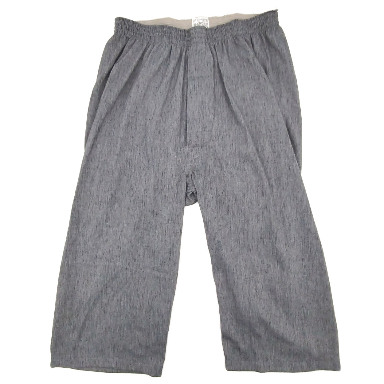 ステテコ メンズ 夏 クレープ 涼しい 前開き M~LL 部屋着 パジャマ ズボン ルームウェア パンツ 男性 ズボン下 スラックス下 下着 夏用 通気性 放熱 麻混 (在庫限り)