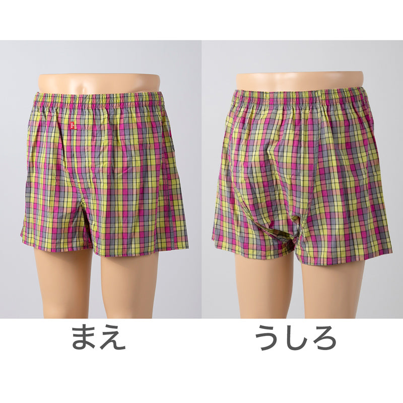 メンズ トランクス エドウィン 定番 EDWIN 前開き 柔らかい 綿素材 ゆったり 本体生地は綿100% 快適 通気性 涼しい 前ボタン 動きやすい スポーツ 人気 夏にも快適 秋冬にもおすすめ ゴルフ ブランド イエロー ネイビー M L LL