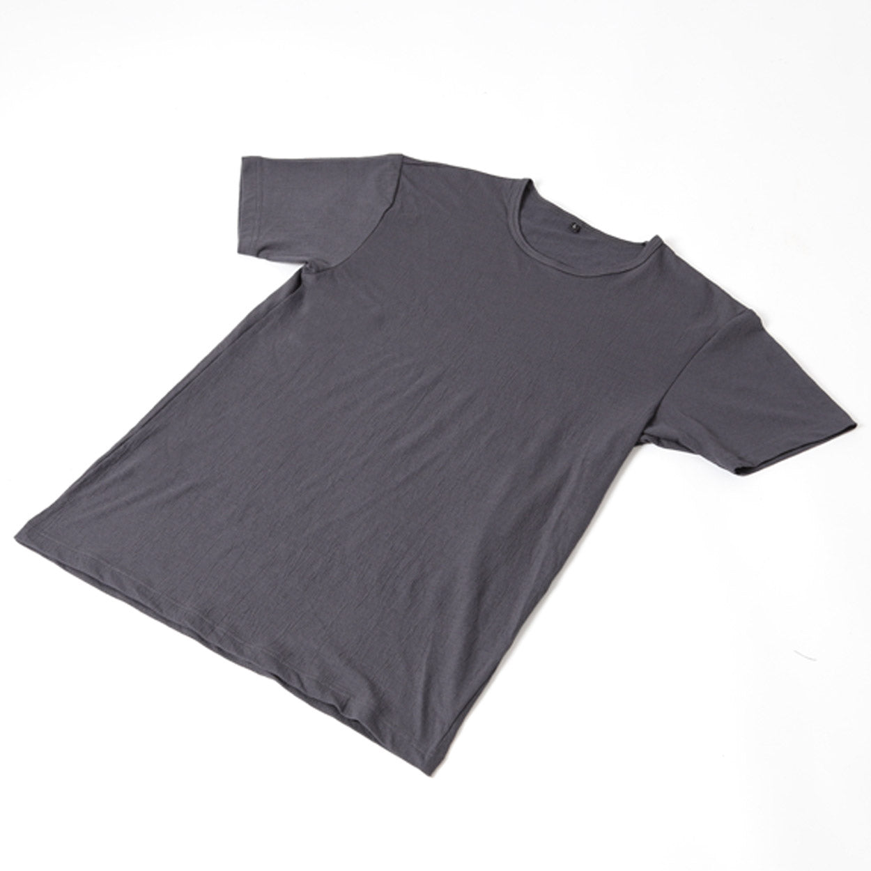 メンズ インナー Tシャツ 半袖 丸首 クルーネック 綿素材 夏 吸水速乾 ムレない ストレッチ 伸縮性 サラサラ 下着 肌着 クレープ サラッとした着心地 汗で蒸れにくい 白 黒 グレー ネイビー M L LL (在庫限り)