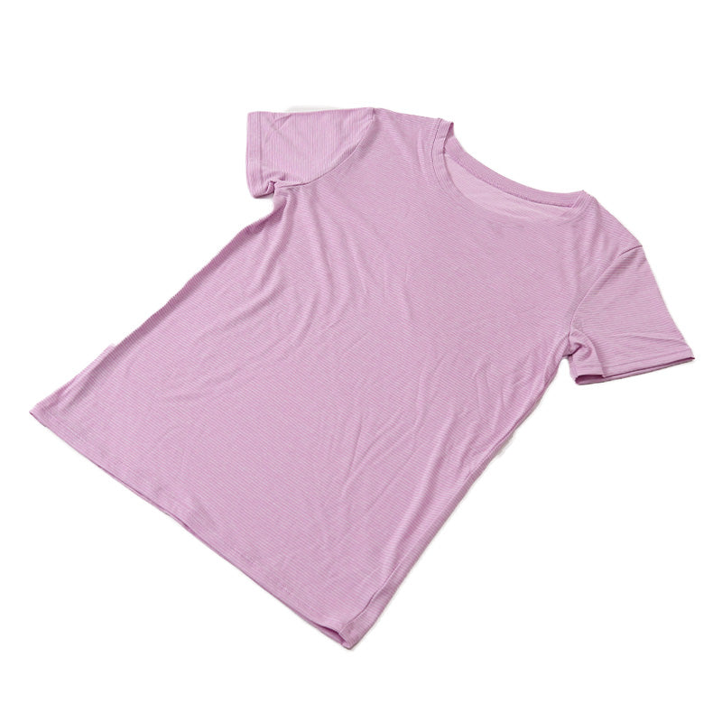 レディース Tシャツ 丸首 クルーネック インナー 夏 吸水速乾 ムレない ストレッチ 伸縮性 汗冷え防止 サラサラ 下着 肌着 サラッとした着心地 遮熱 アウトドア スポーツウェア 汗で蒸れにくい 白 黒 グレー ピンク M L LL (在庫限り)